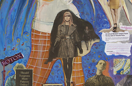 Sheila Fein Exhibits at Juried 2nd Annual Collage Open Competition at the Buena Ventura Gallery